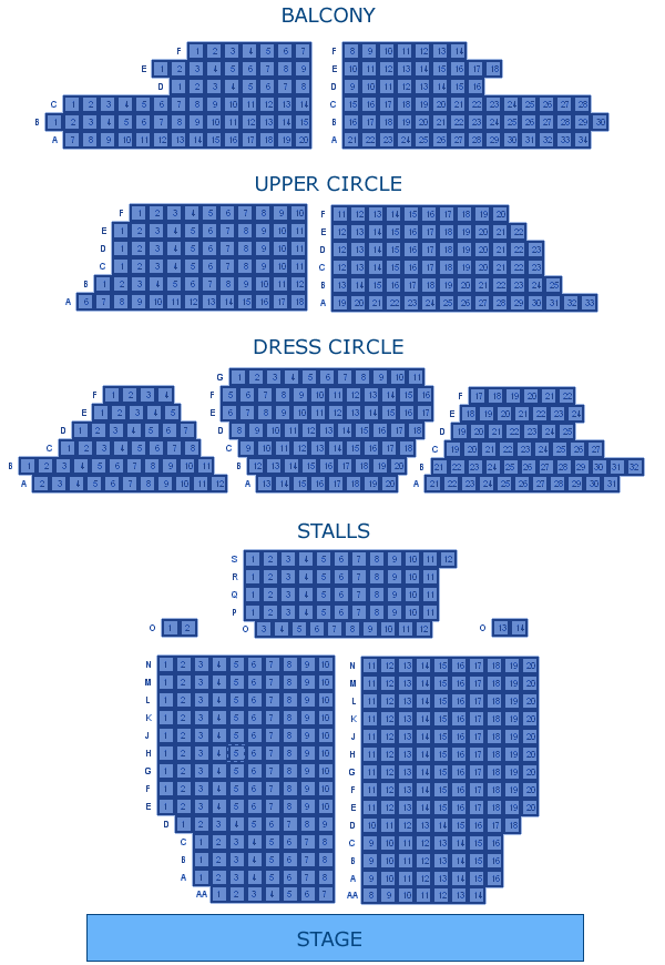 Apollo Theatre | Seating Plan, Events & Shows | Theatre Bookings