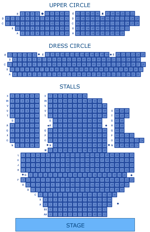 Garrick Theatre | Seating Plan, Events & Shows | Theatre Bookings