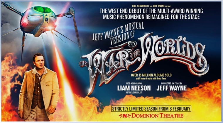 The War Of The Worlds  Cheap Musical Tickets London