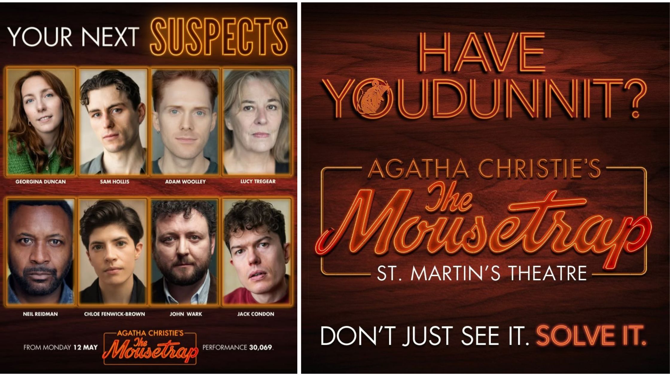 New Cast Announcements - The Mousetrap